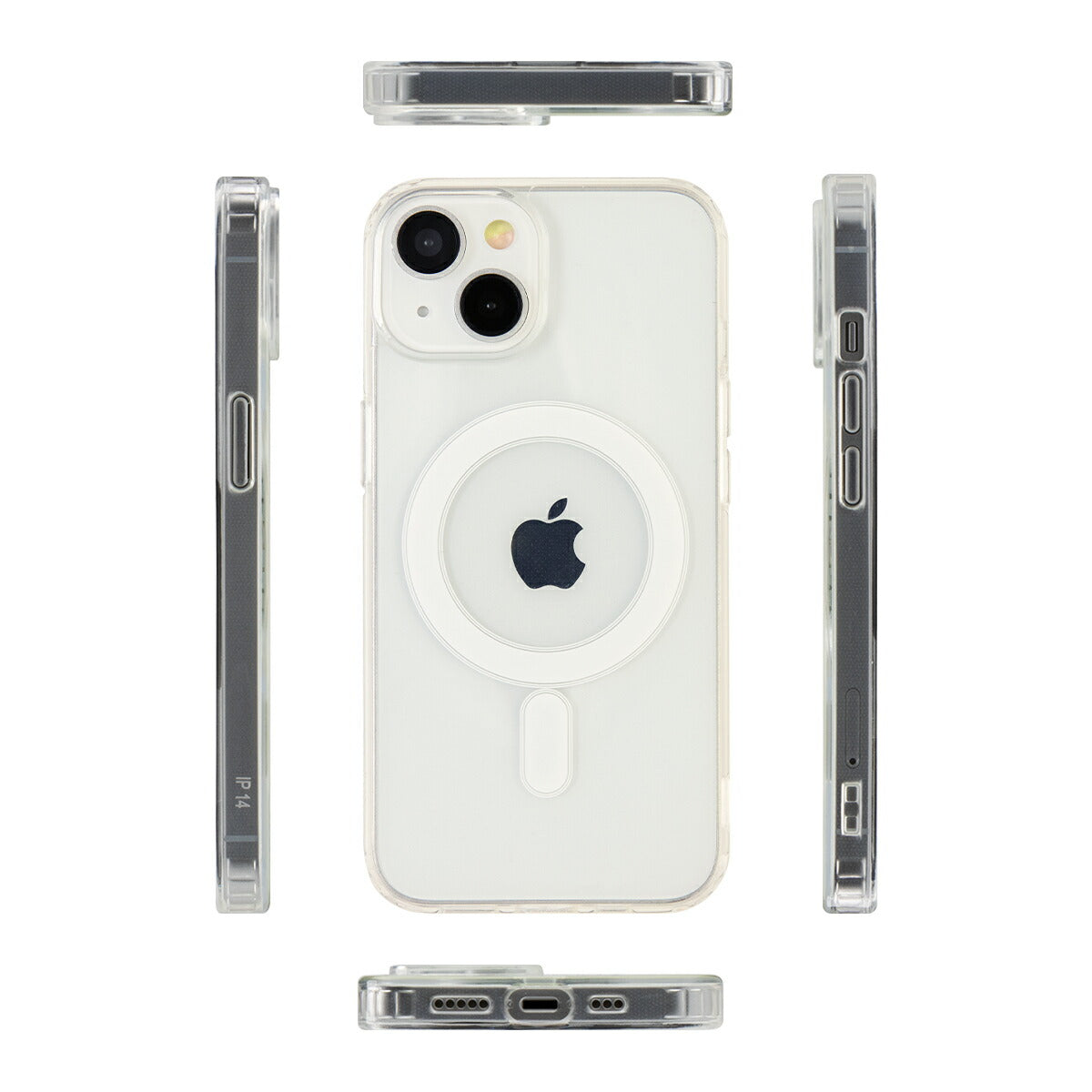 iPhone MagSafe対応 クリアケース - 5