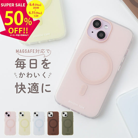 iPhone17 ケース Magsafe対応 クリア