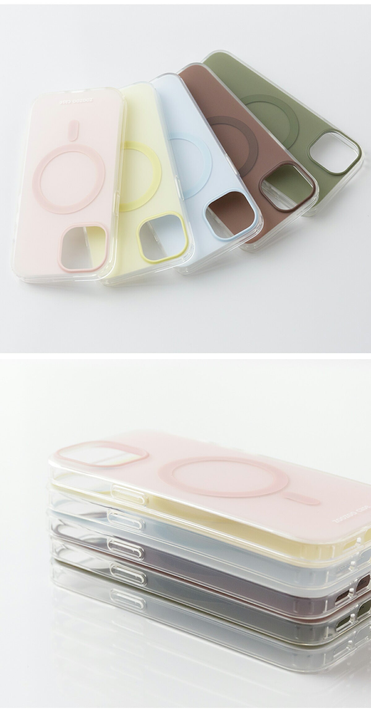 iPhone17 ケース Magsafe対応 クリア - 7
