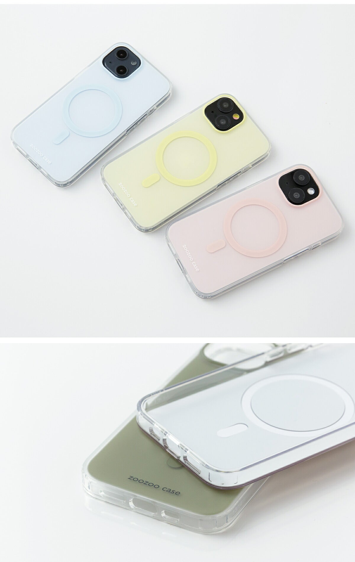 iPhone17 ケース Magsafe対応 クリア - 9