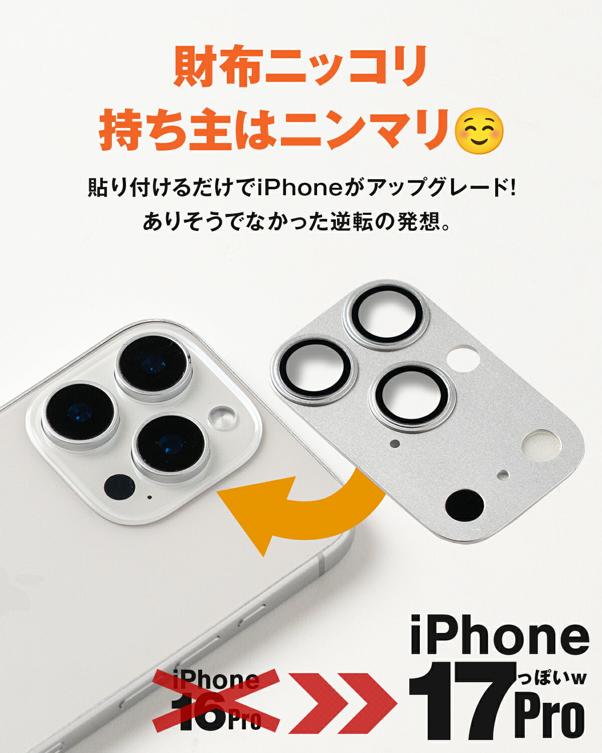iPhone 16 Pro/Pro Max カメラレンズカバー - 2