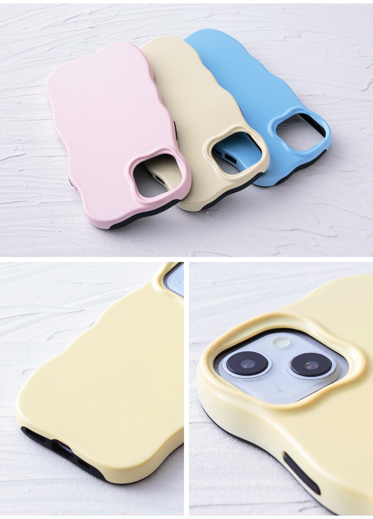 iPhone パステルうねうねケース - 6