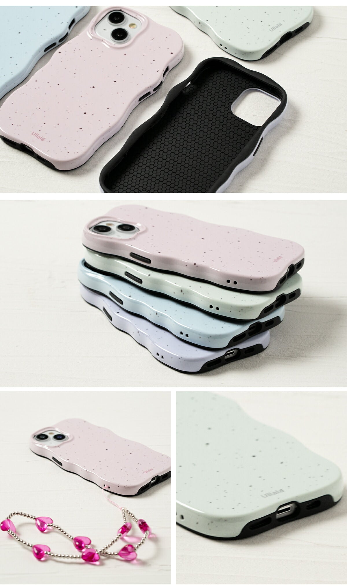iPhone サンド風うねうねケース - 8