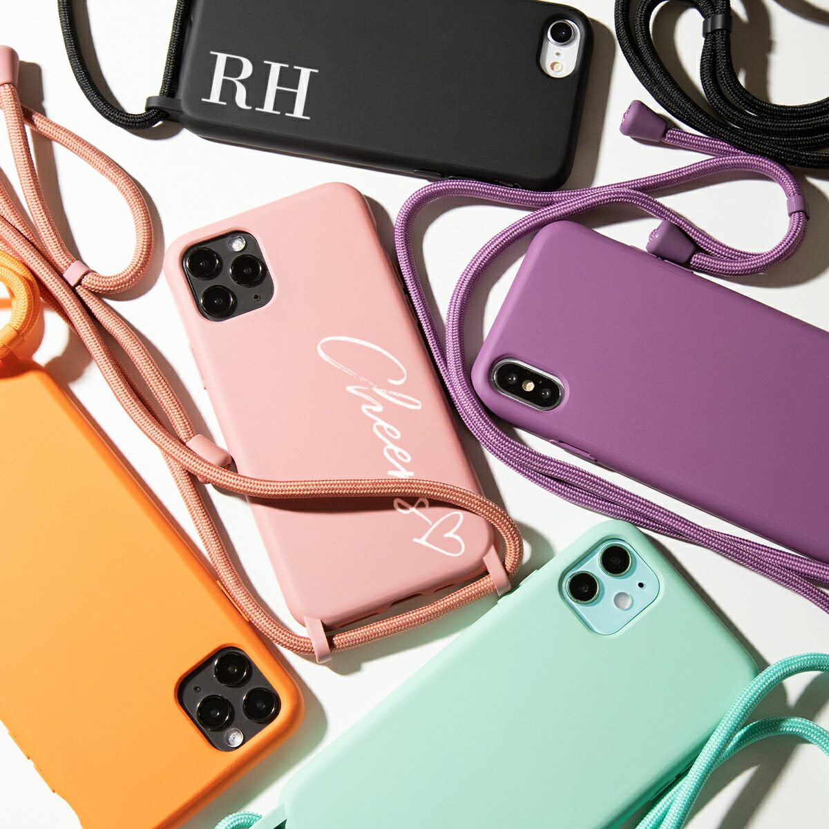iPhone ショルダー型ストラップケース 名入れ対応 - 2