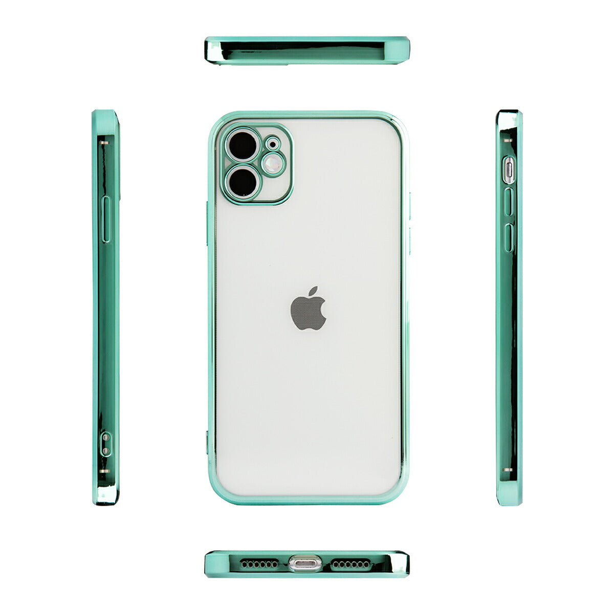 iPhone用メタルフレームTPUケース - 7
