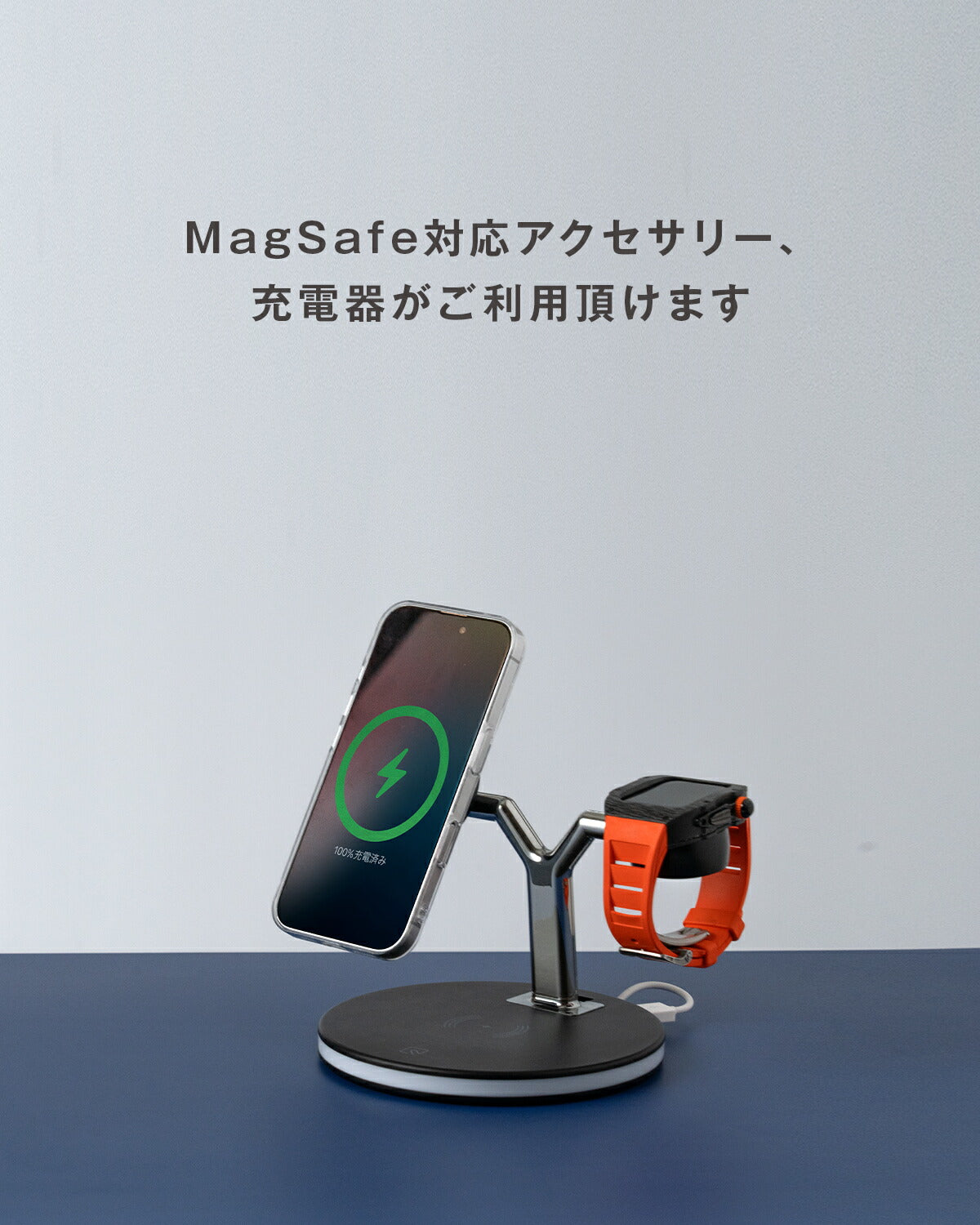 iPhone クリアケース MagSafe対応 レンズフィルム付き - 4