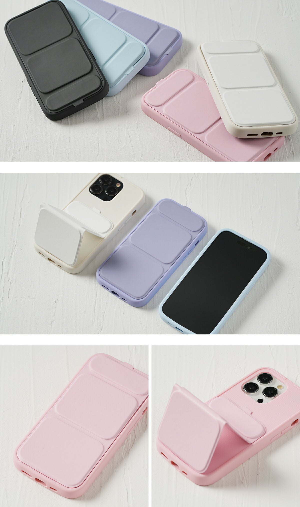 iPhone ケース スタンド機能付き カメラ保護 - 8