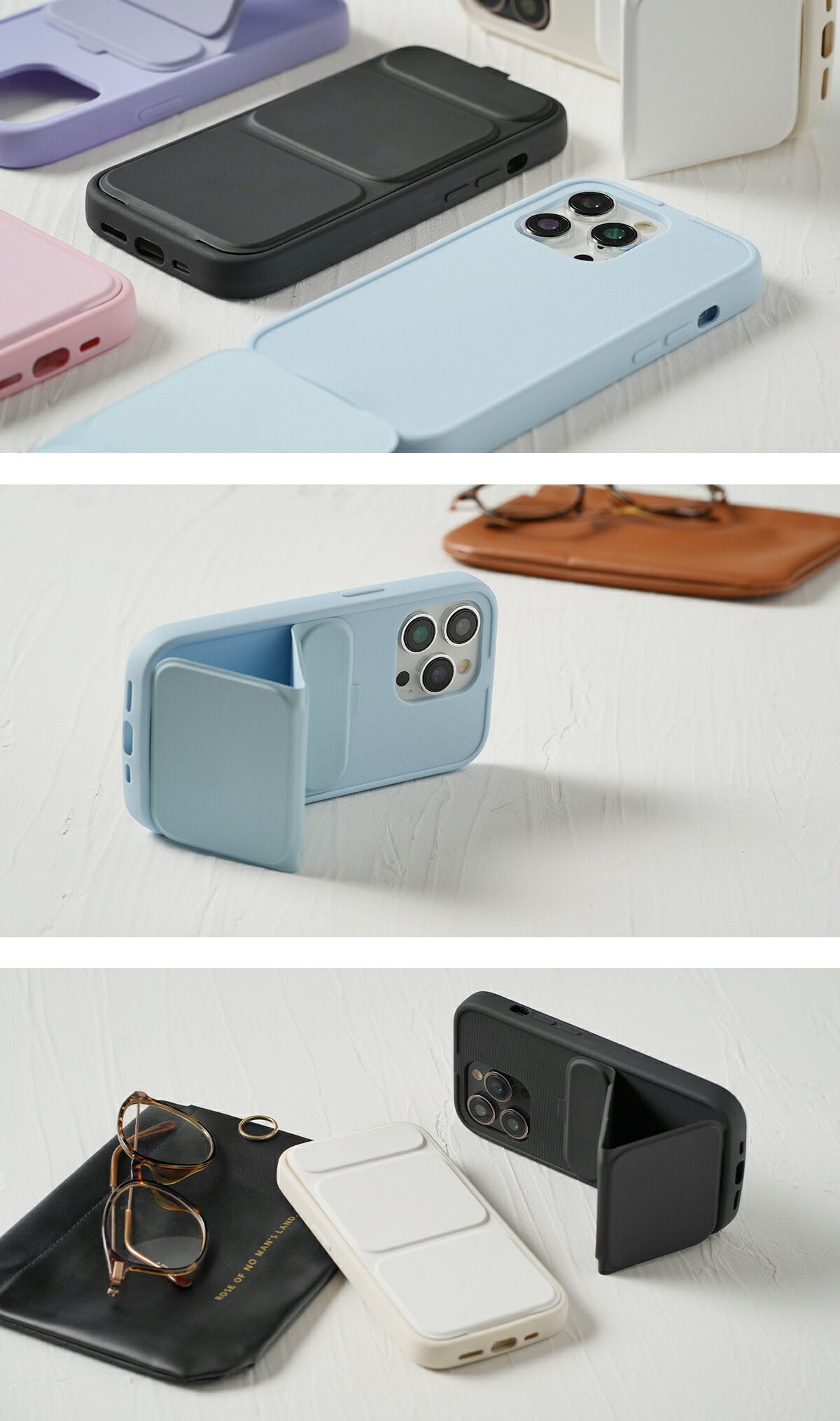 iPhone ケース スタンド機能付き カメラ保護 - 9