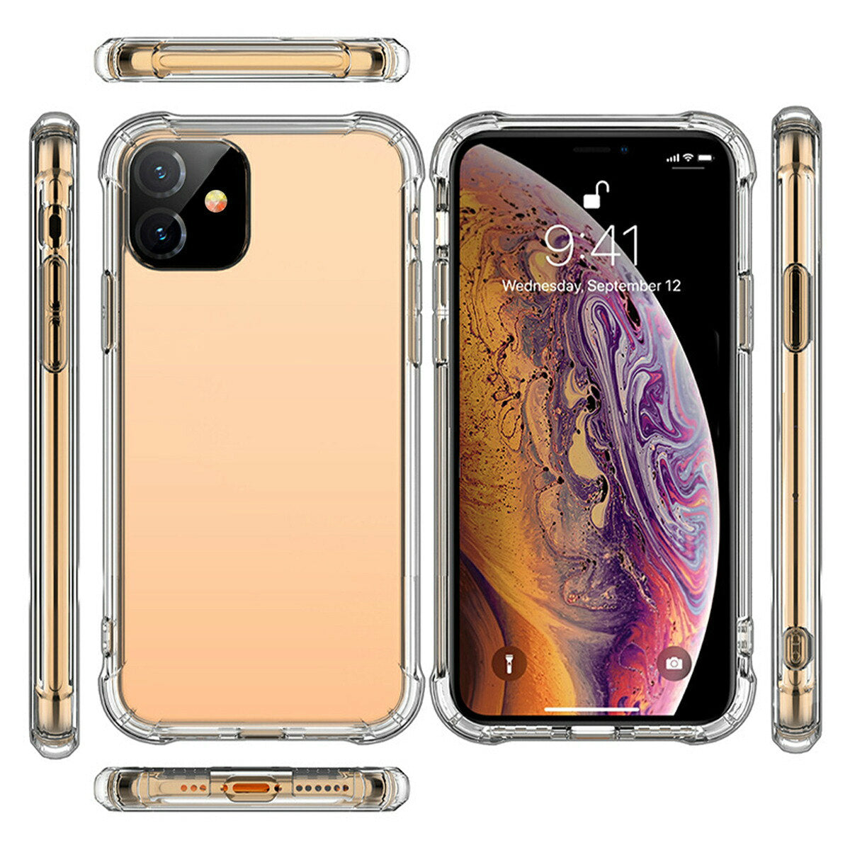 iPhone11 耐衝撃TPUクリアケース - 5