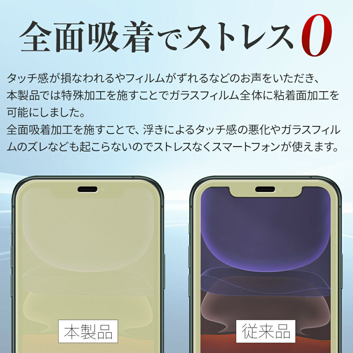 iPhone11 Pro/Pro Max 強化ガラス保護フィルム 9H - 3