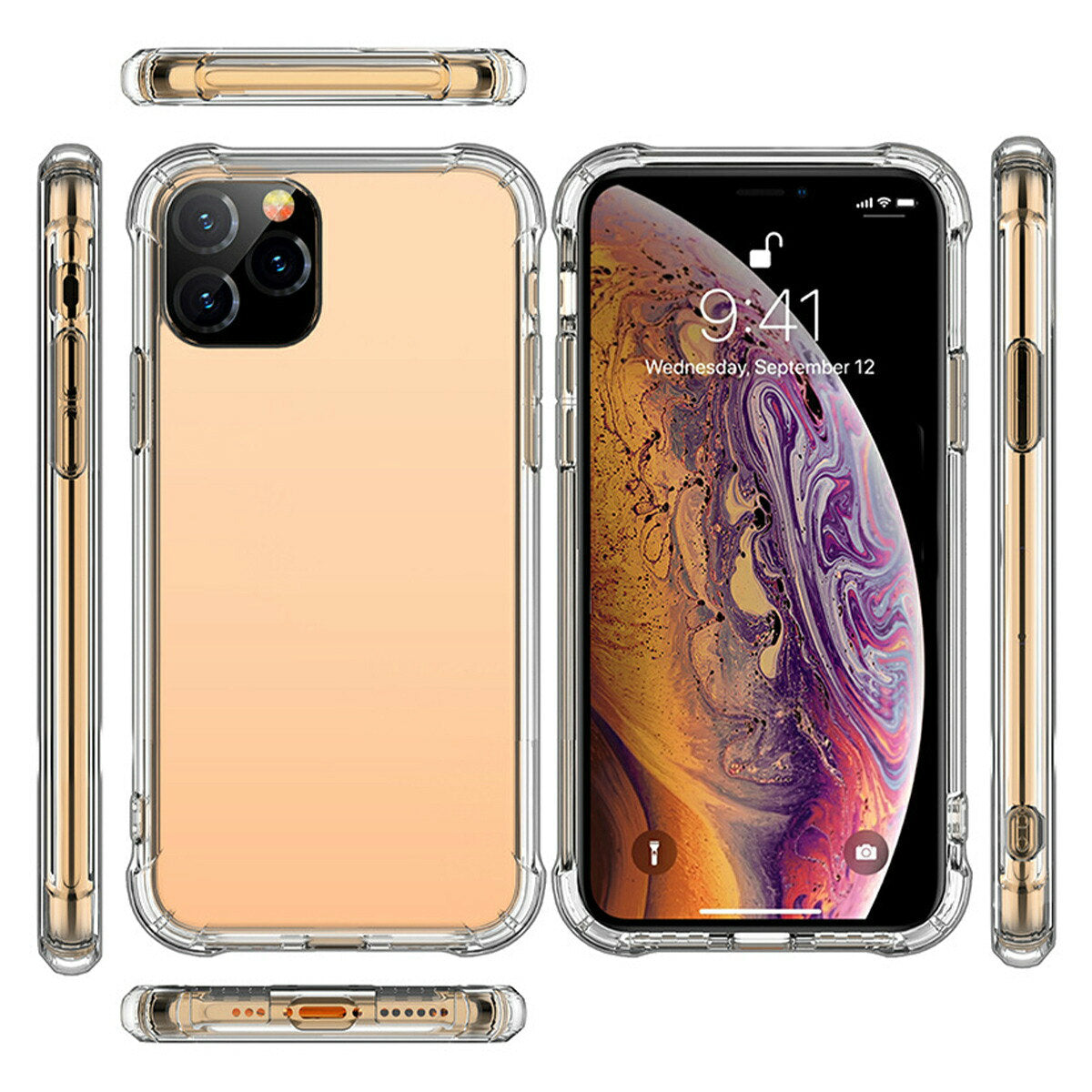 iPhone11 Pro Max 耐衝撃TPUクリアケース - 6