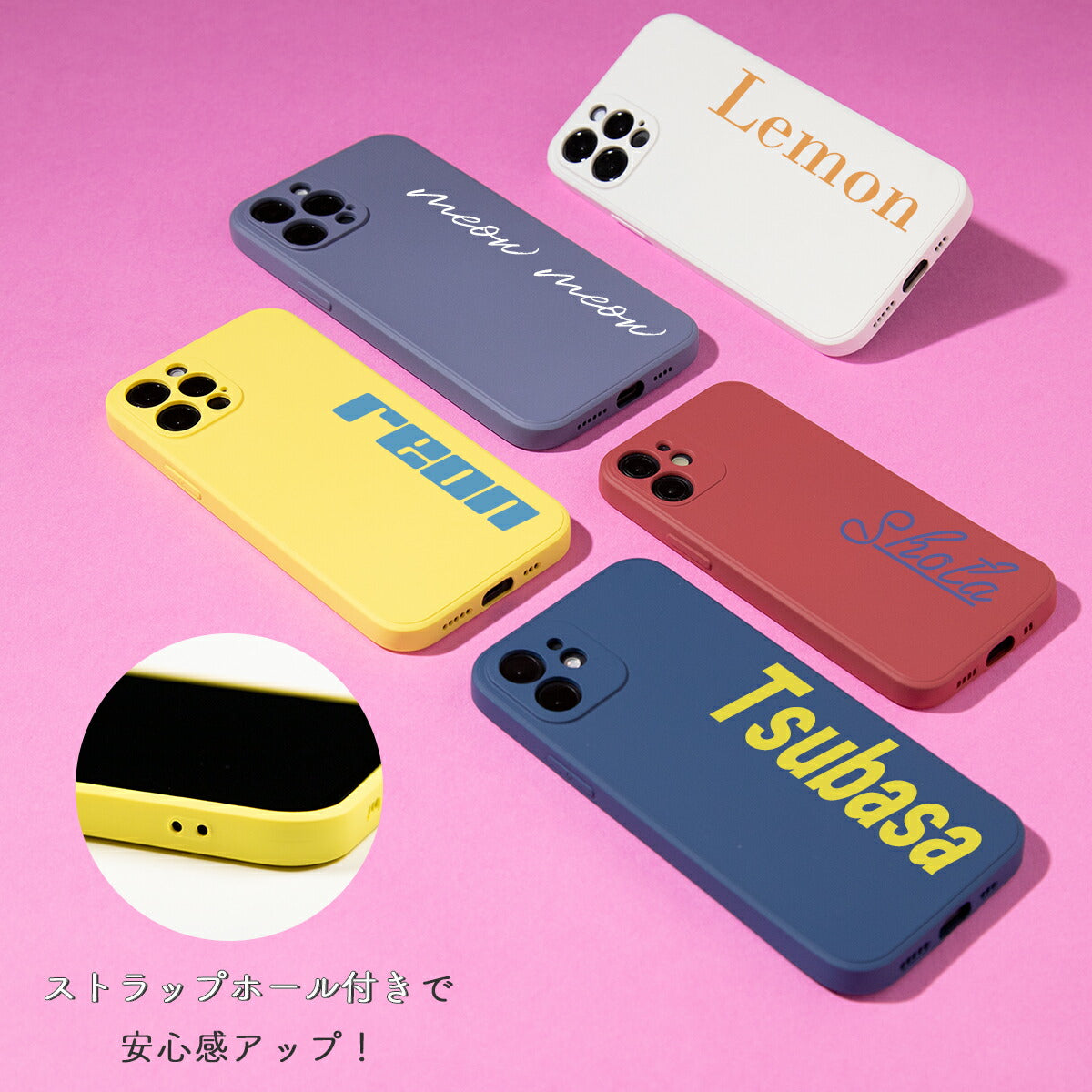 iPhone12 シリコンケース くすみカラー - 4