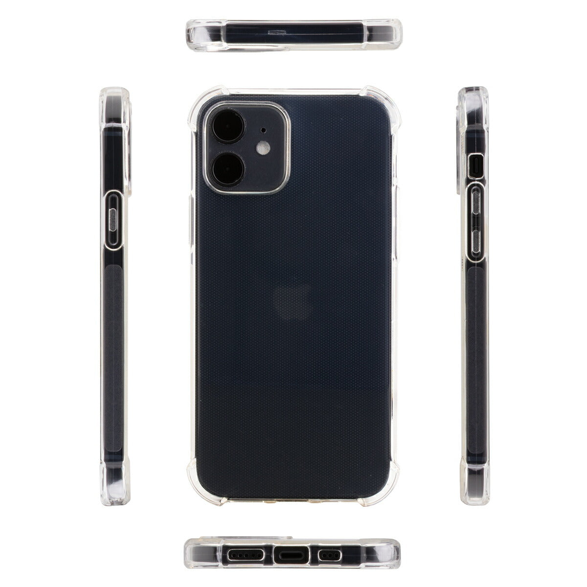 iPhone12シリーズ 耐衝撃TPUクリアケース - 6