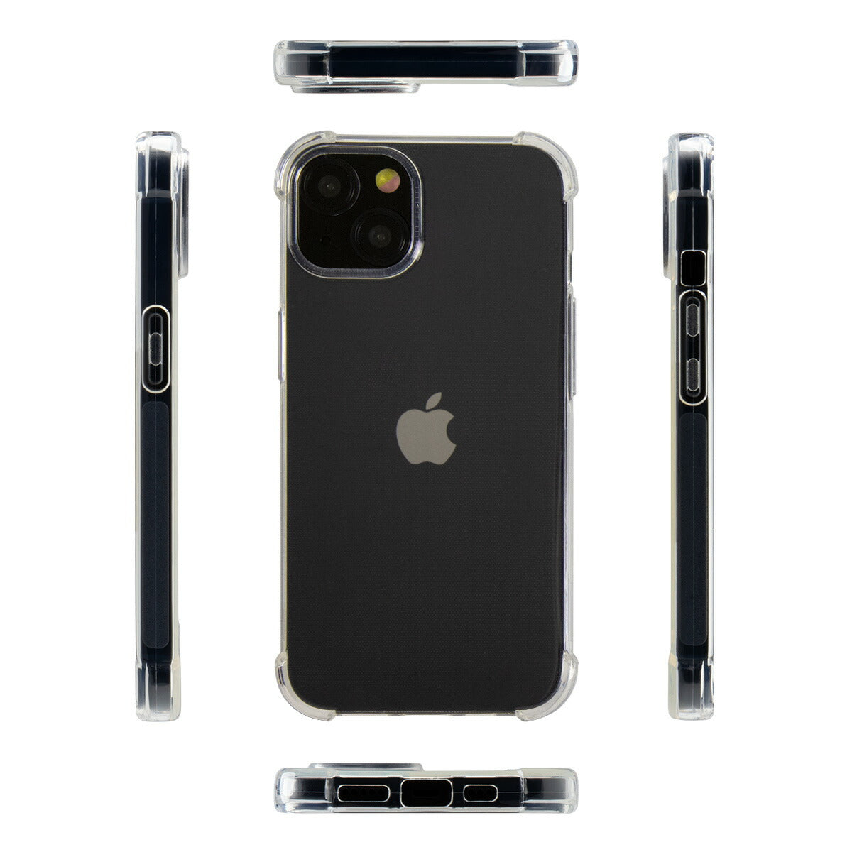 iPhone 14 シリーズ TPUクリアケース 耐衝撃 透明 - 6