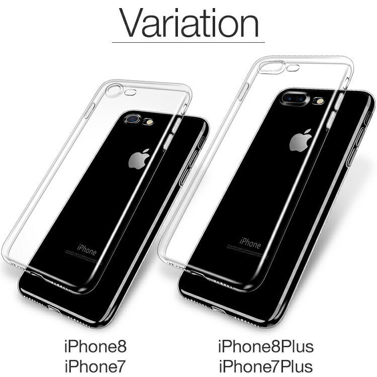 iPhone SE/8/7 TPUクリアケース - 5