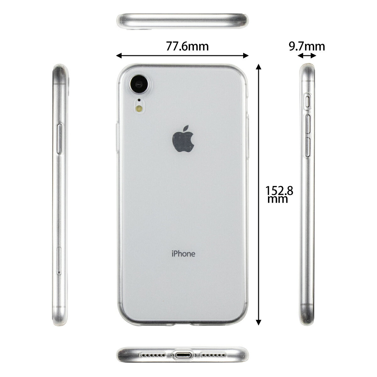 iPhone XR TPU クリアケース - 6