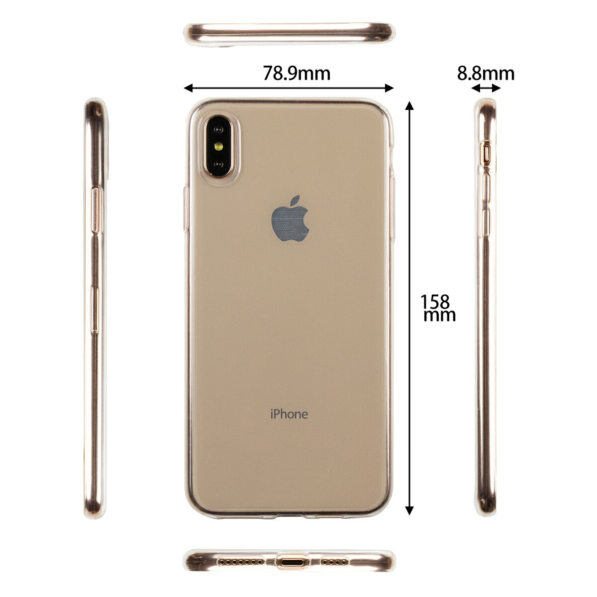 iPhone Xs Max TPU クリアケース - 6
