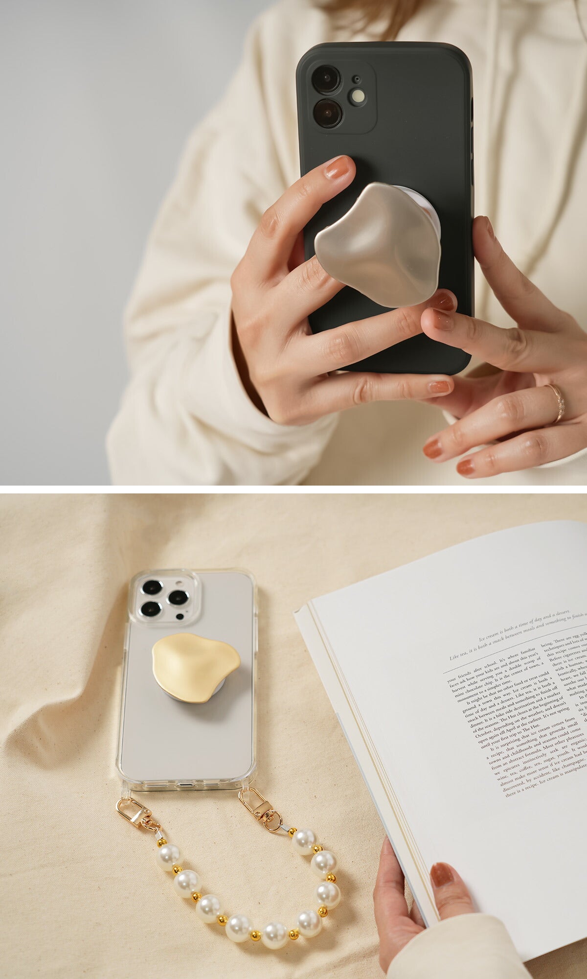 スマホリング おしゃれ スマホグリップ スタンド機能 - 6