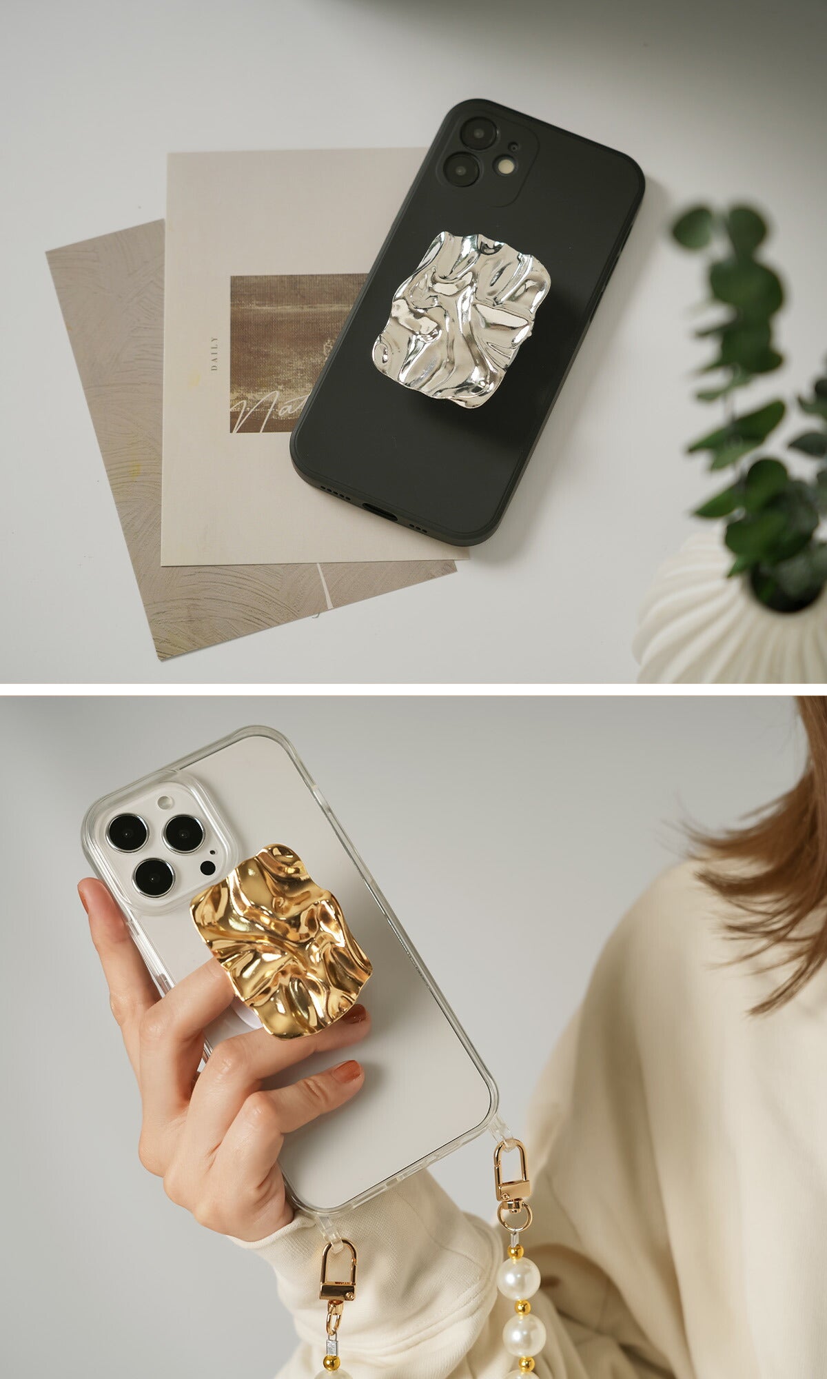 スマホリング おしゃれ スマホグリップ スタンド機能 - 8