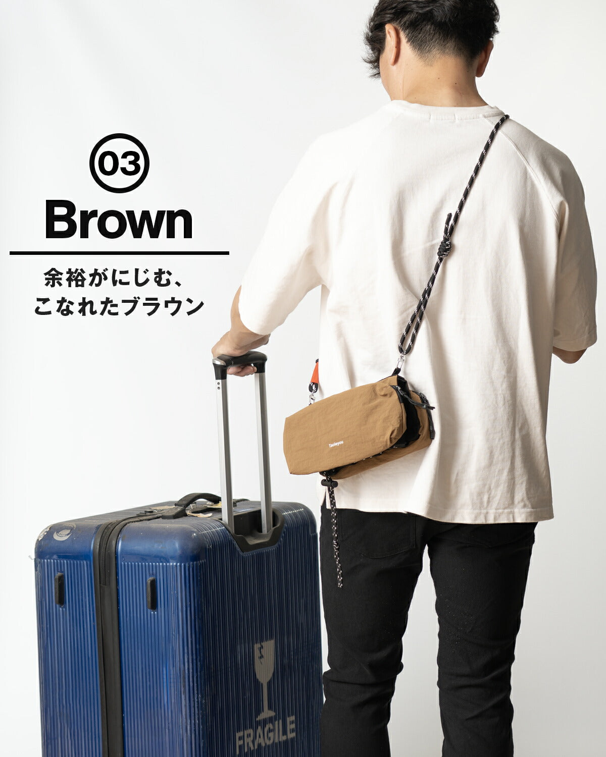 ナイロン サコッシュ ショルダーバッグ メンズ - 13