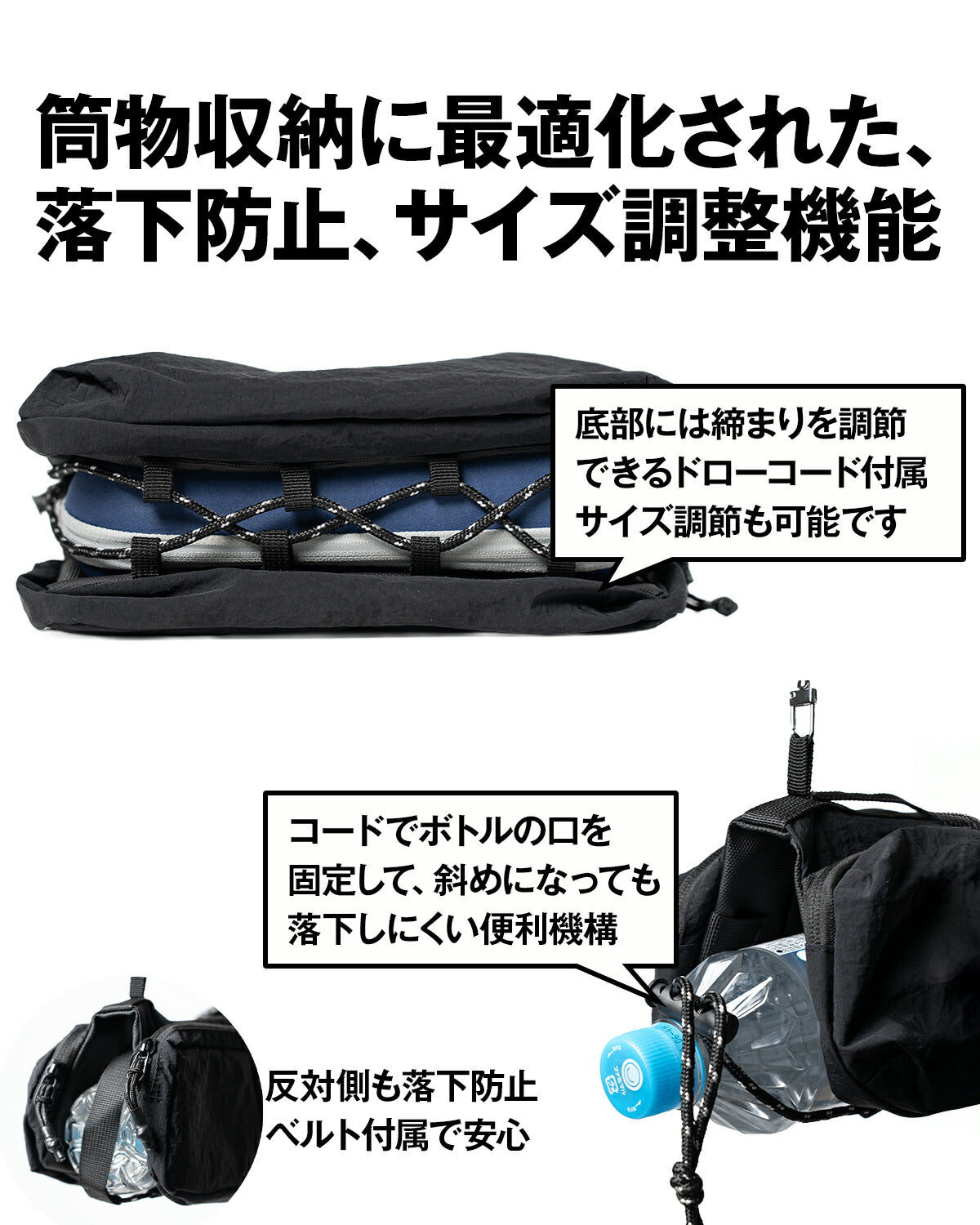 ナイロン サコッシュ ショルダーバッグ メンズ - 6