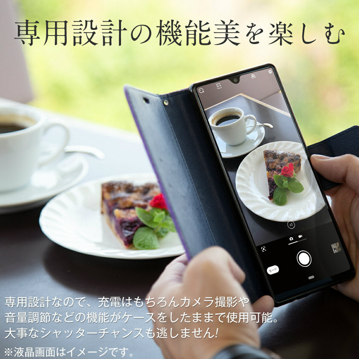 OPPO A5 2020 手帳型ケース レザー カード収納 スタンド機能 - 5