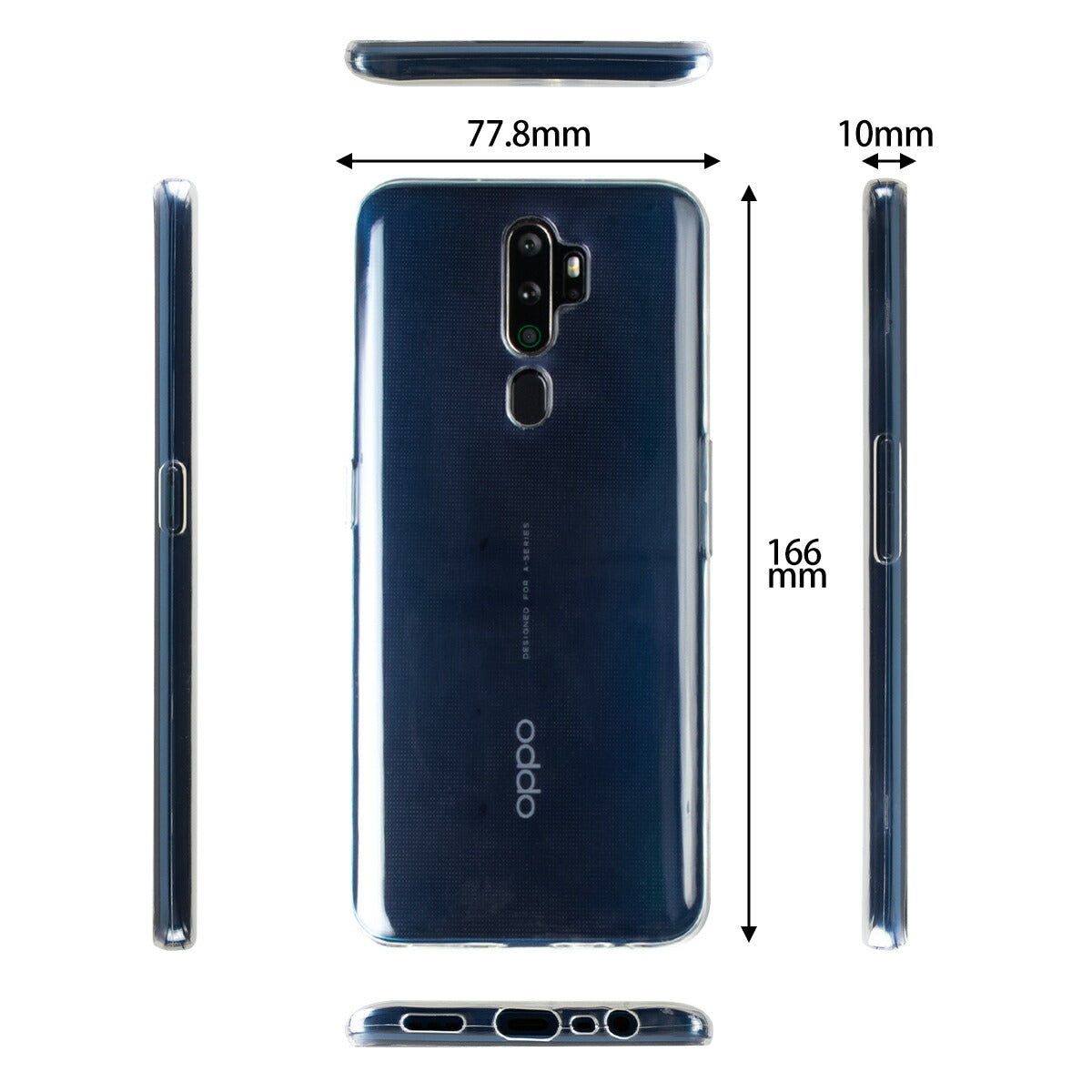 OPPO A5 2020 TPU クリアケース - 6