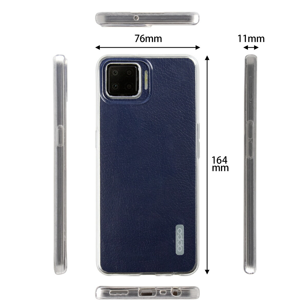 OPPO A73 TPU クリアケース - 6