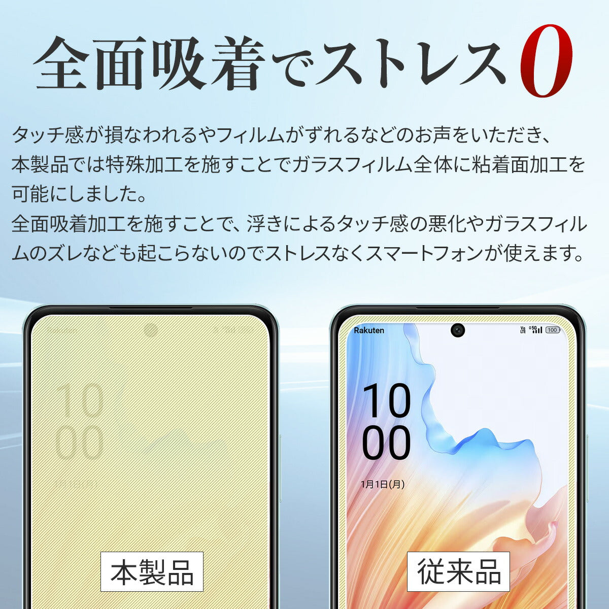 OPPO A79 5G 強化ガラス保護フィルム 9H - 3