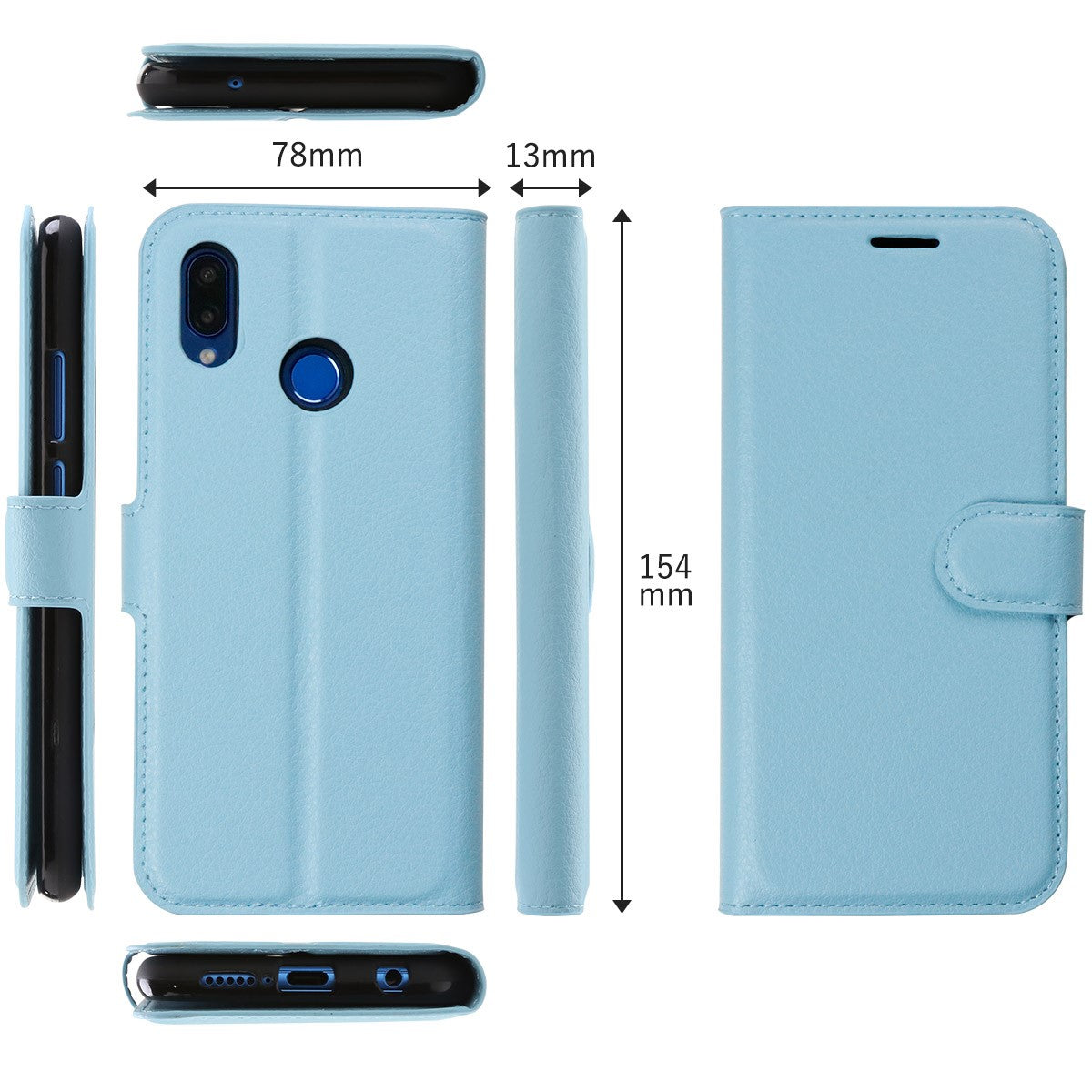 Huawei P20 lite レザー手帳型ケース - 9