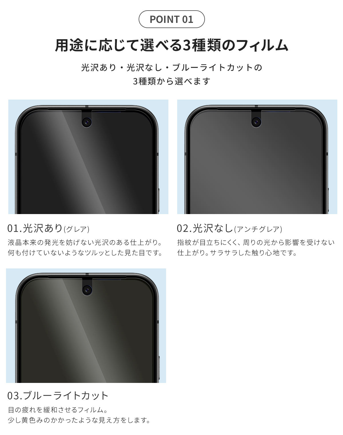 Google Pixel 10 / 10 Pro 液晶保護フィルム 2枚セット - 3