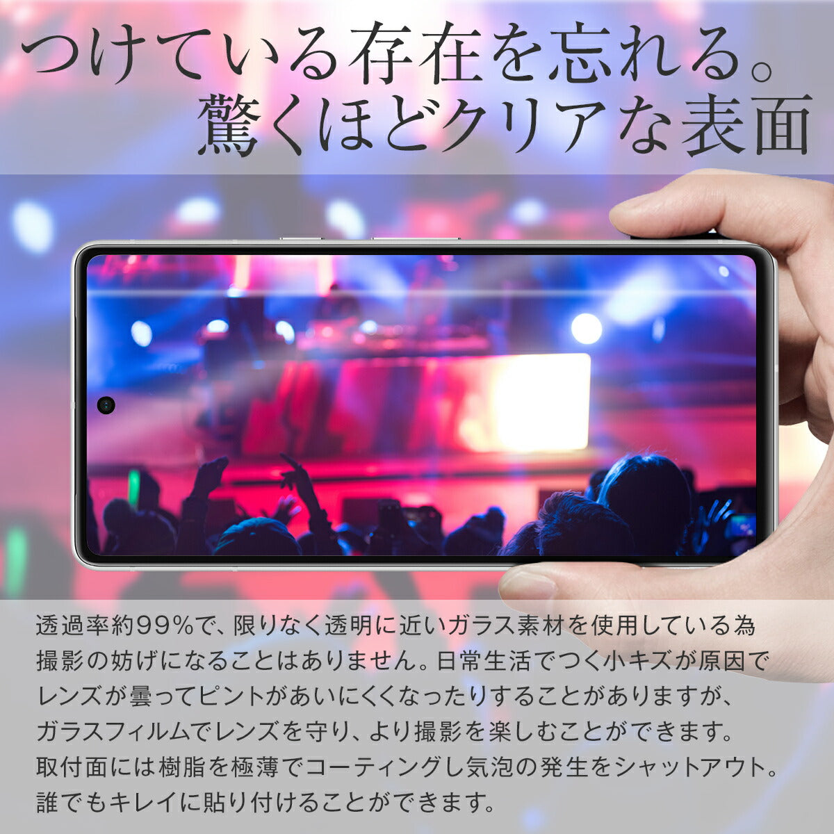 Google Pixel 7/7 Pro カメラレンズ保護ガラスフィルム - 4