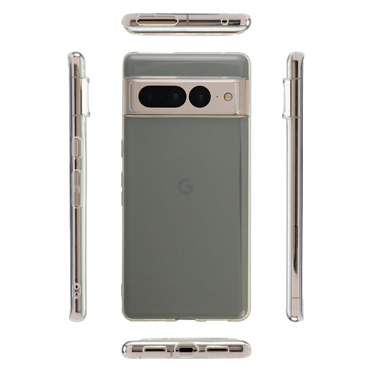 Google Pixel 7/7 Pro TPU クリアケース - 6