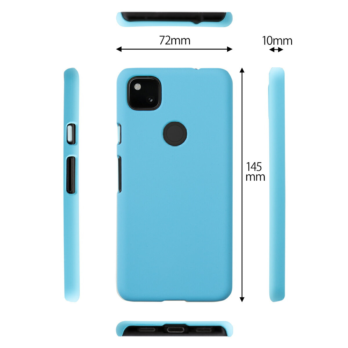 Google Pixel 4a カラフルカラーハードケース - 8