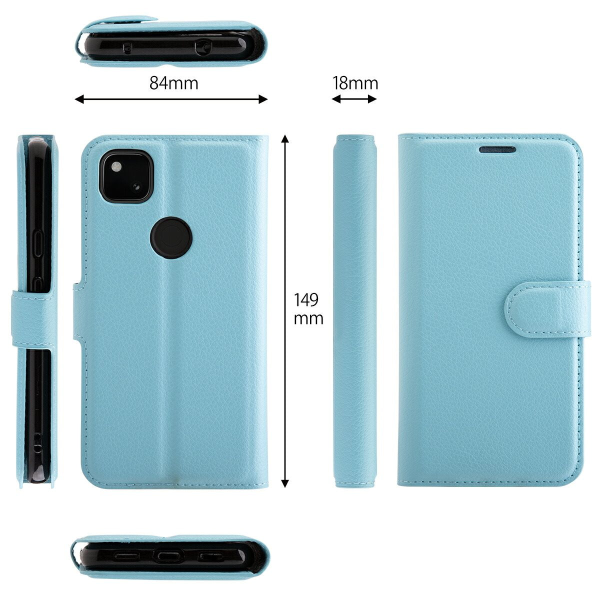 Google Pixel 4a レザー手帳型スマホケース - 10
