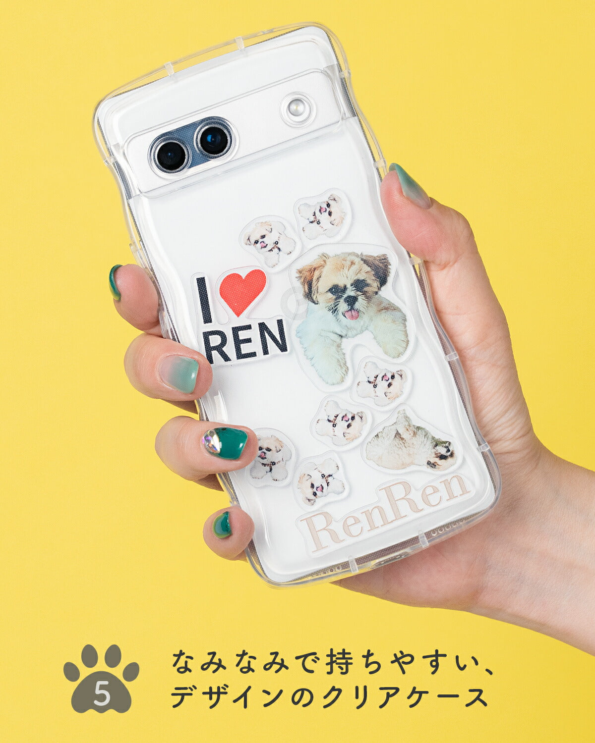 Google Pixel ケース クリア かわいい アクスタ収納 耐衝撃 - 8