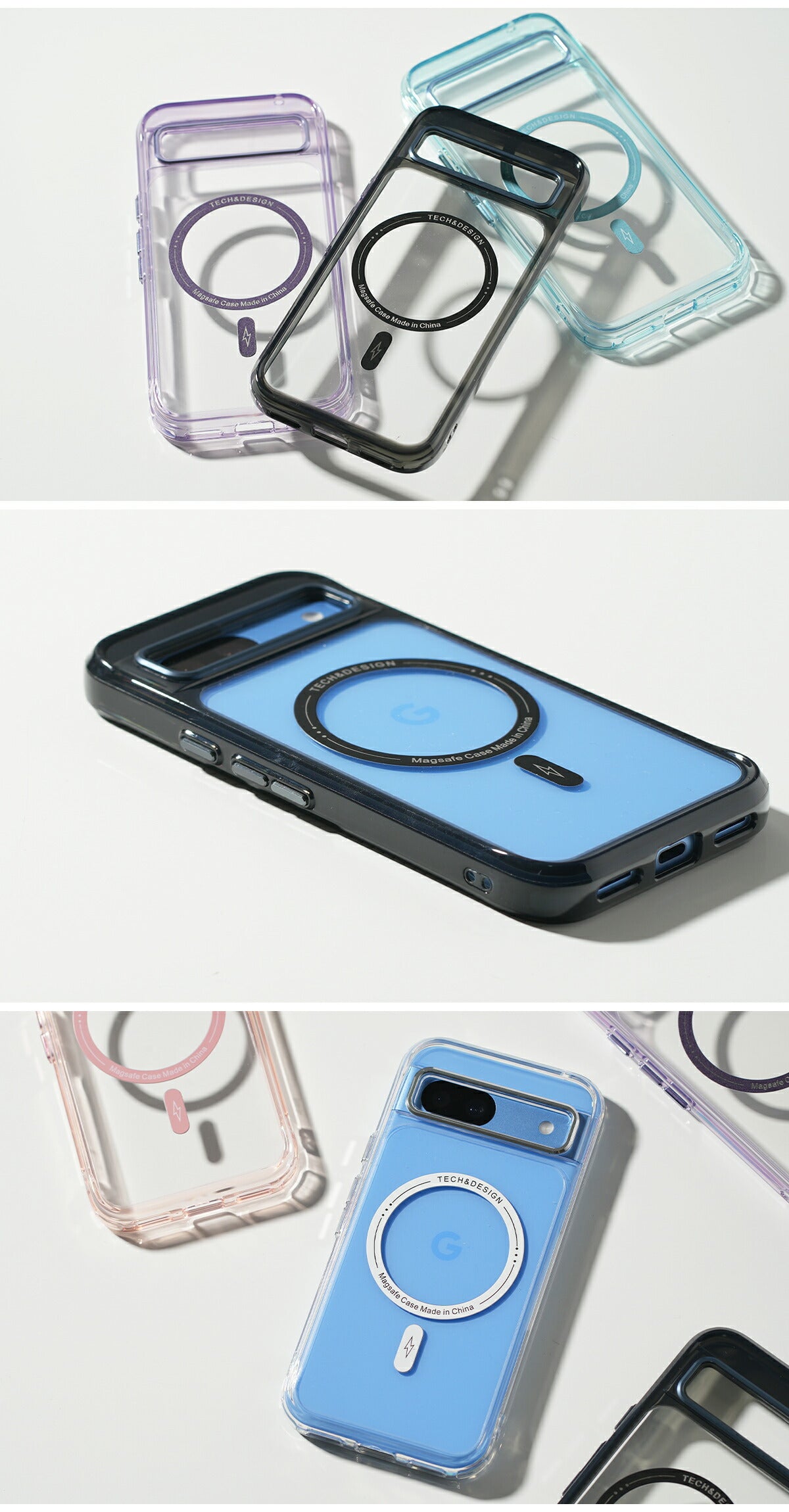 Google Pixel 9a MagSafe対応 クリアケース - 9