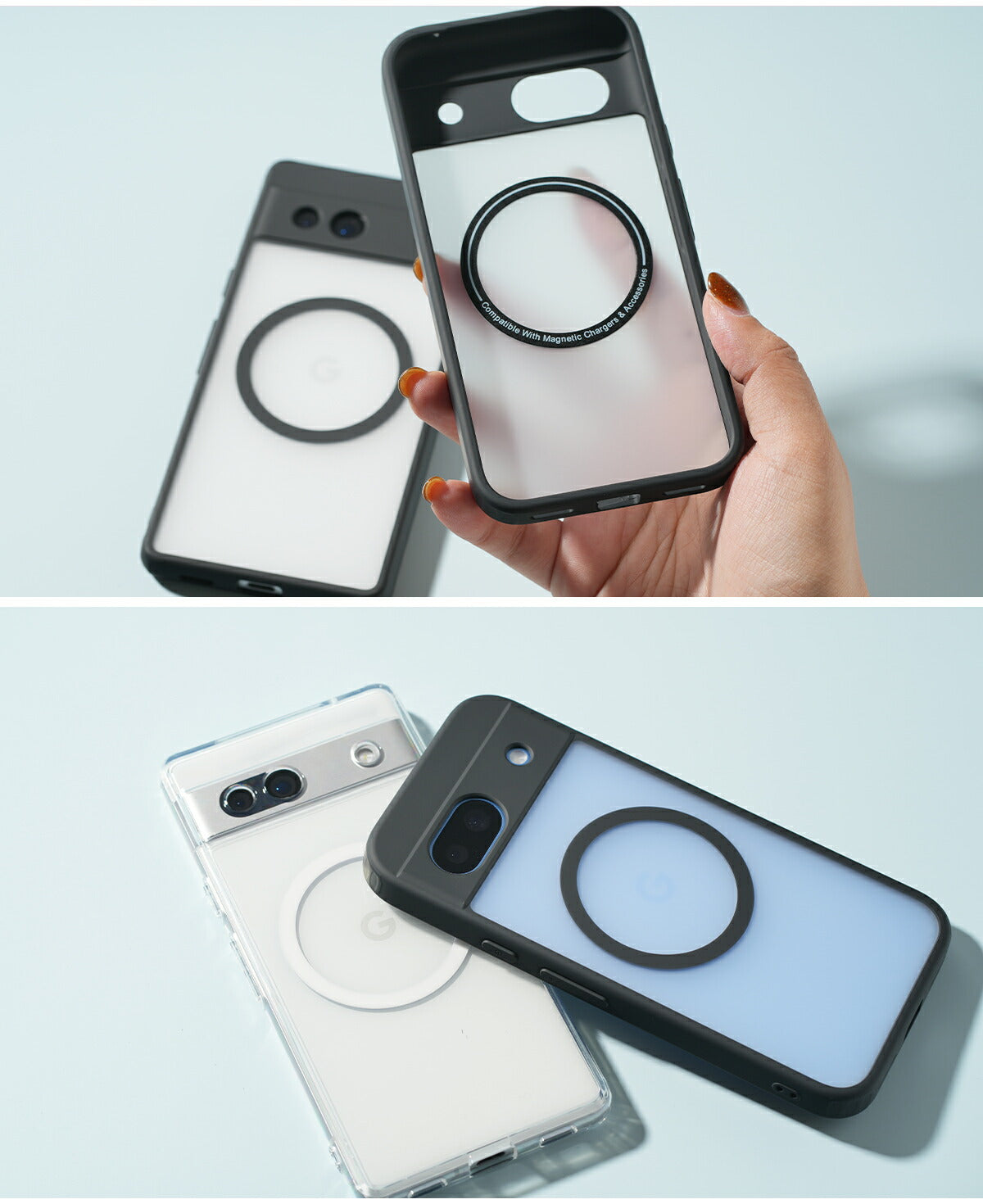 Google Pixel MagSafe対応 クリアケース - 10