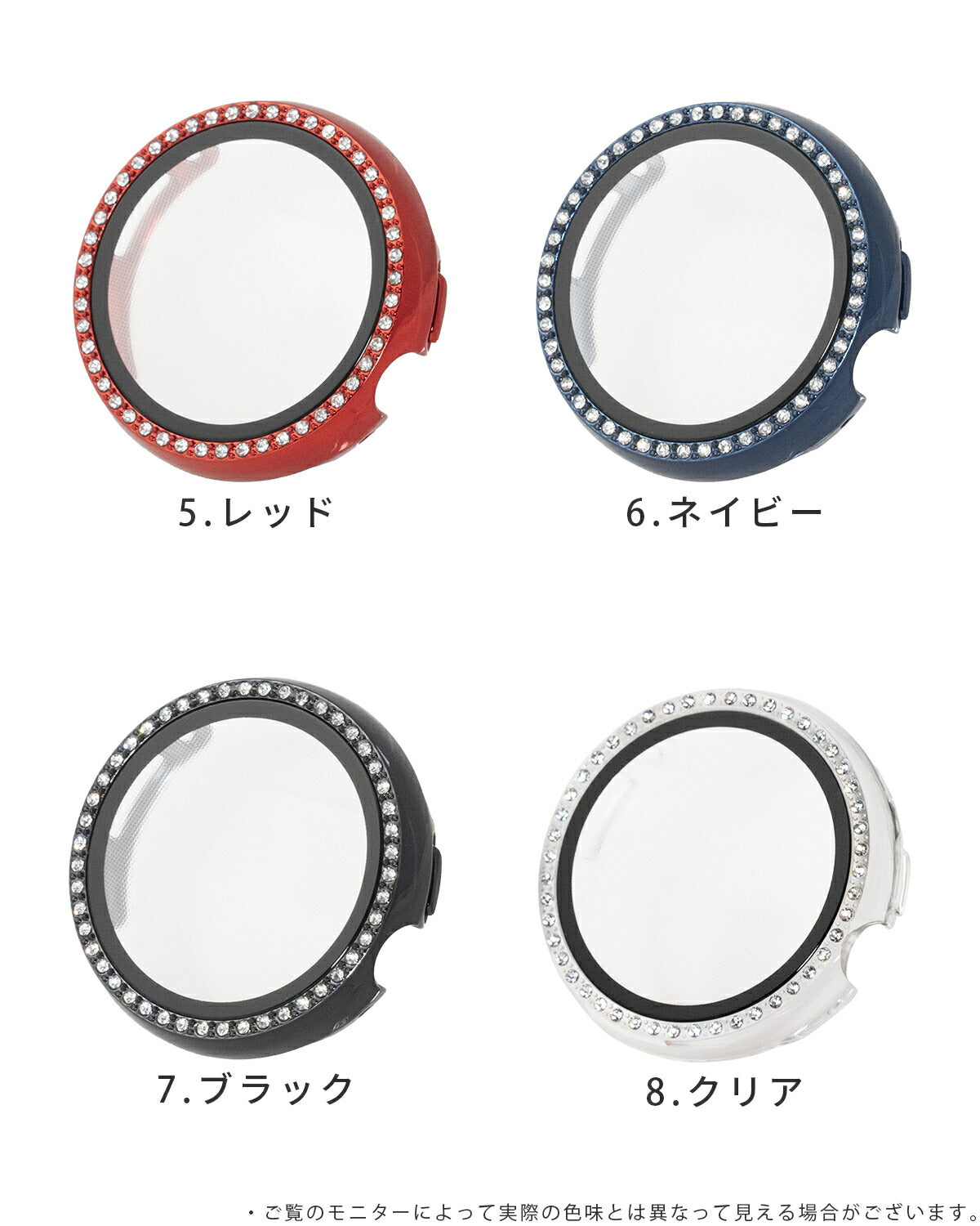 Pixel Watch ラインストーン 全面保護ガラスカバー - 10