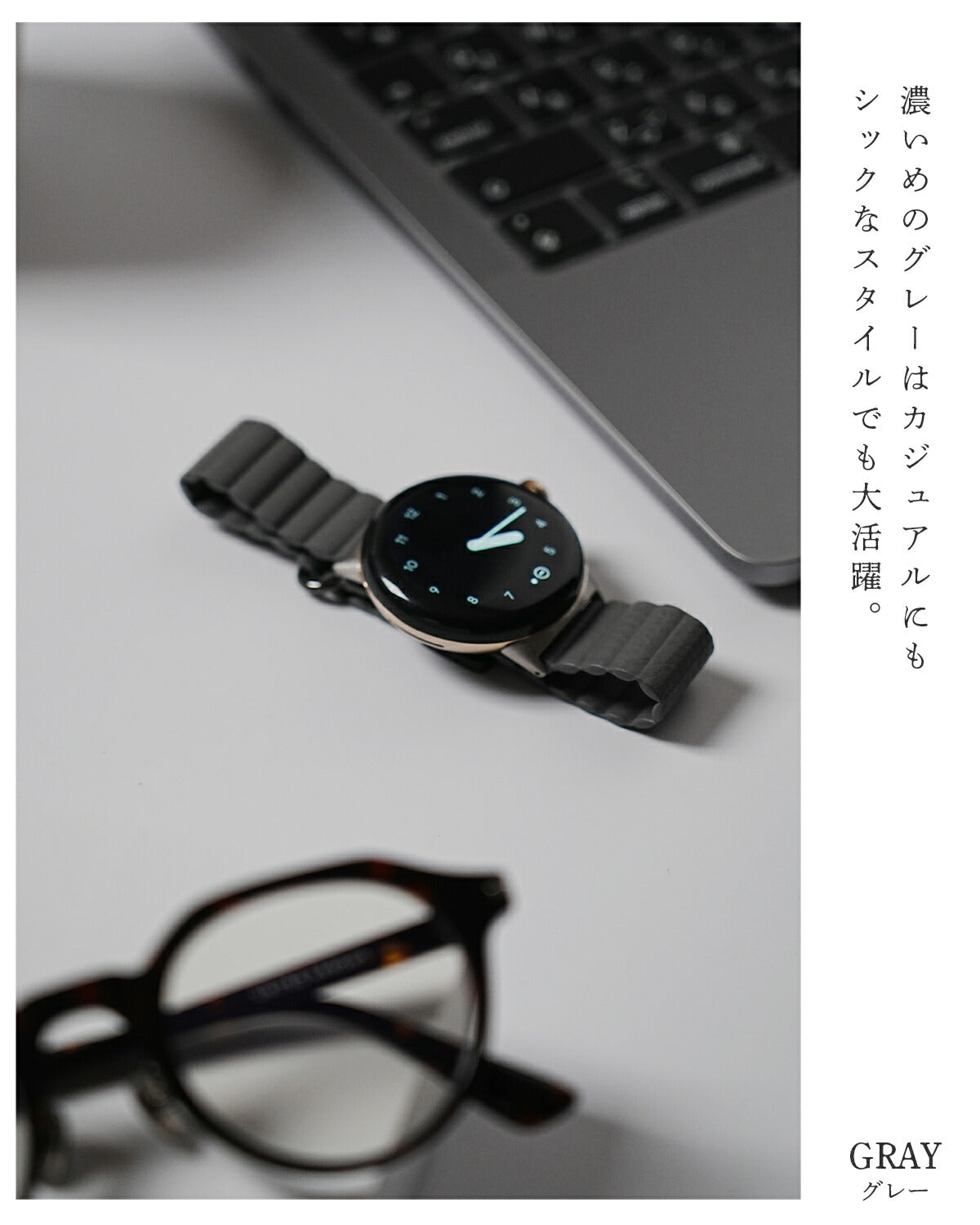 Pixel Watch 3 レザー交換バンド - 10