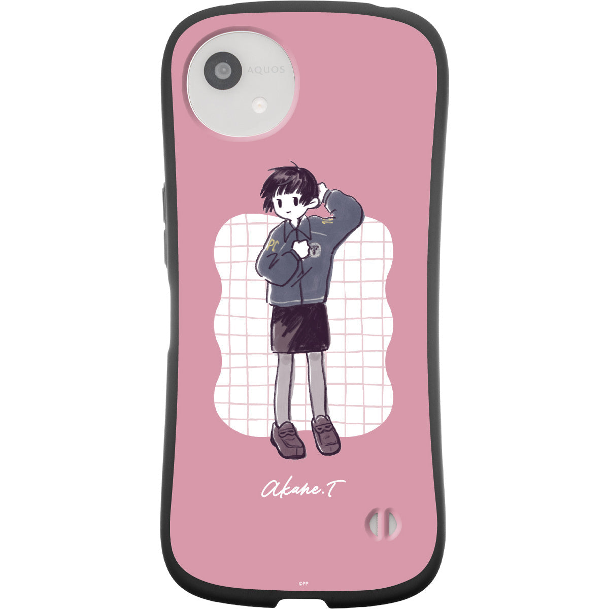 AQUOS wish4 ブラック 常守朱