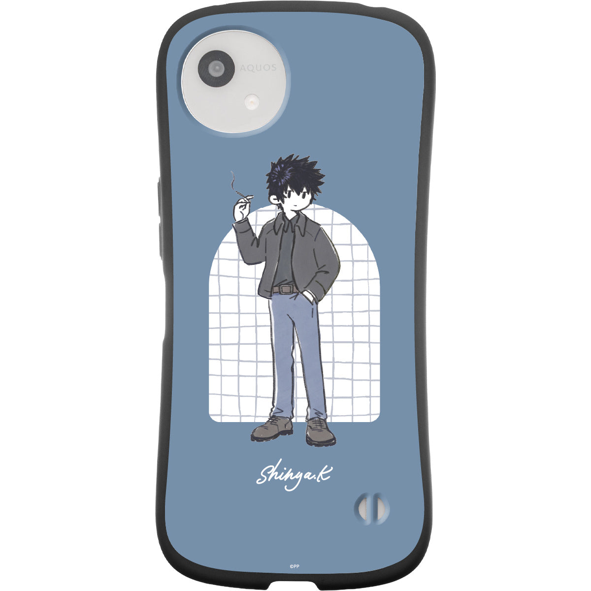 AQUOS wish4 ブラック 狡噛慎也