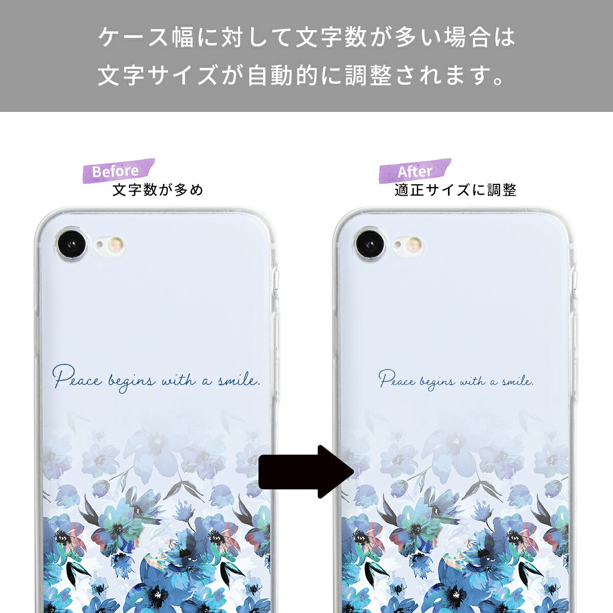 Galaxy メルティーフラワープリント TPUカスタムケース - 14