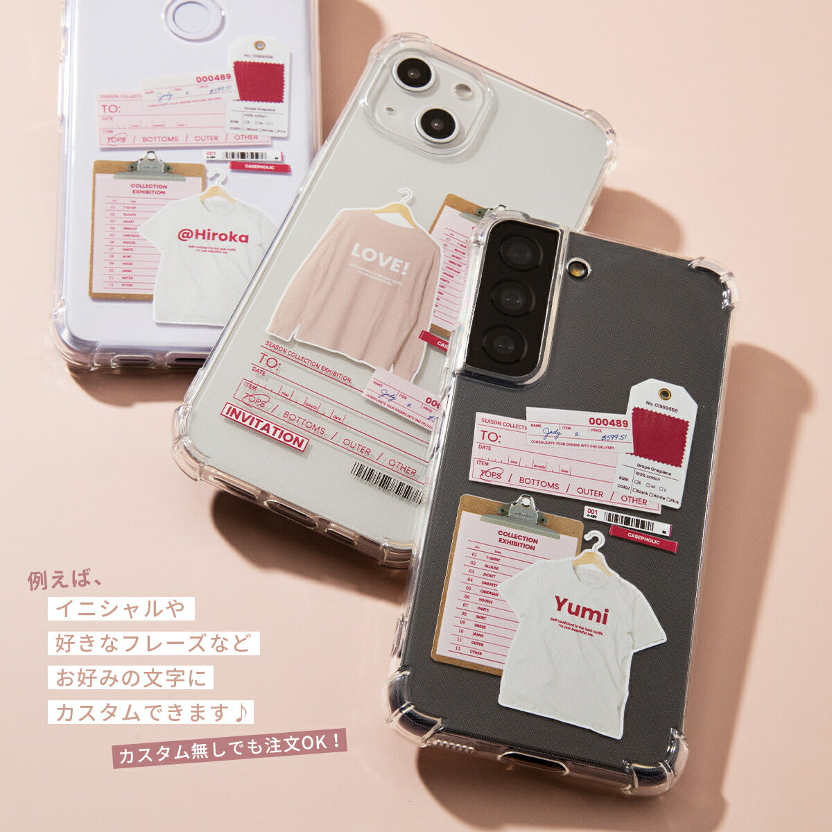 Galaxy 各機種対応 透明クリアケース TPU素材 - 4