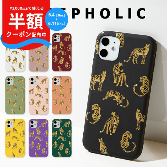iPhone レオパード TPU ケース
