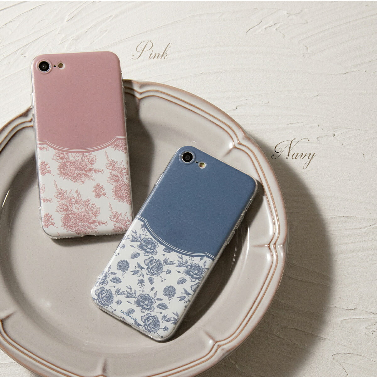 OPPO クラシックフラワー ソフトケース - 4