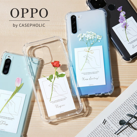 OPPO 名入れ対応 一輪花 スマホケース