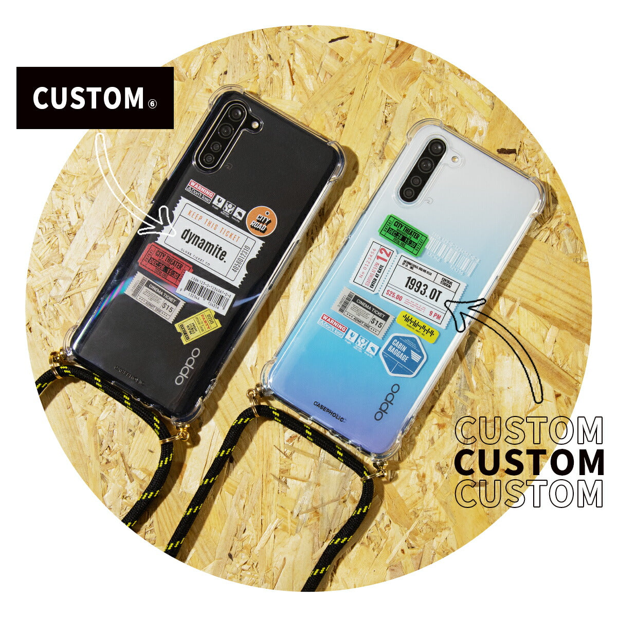 OPPO クロスボディケース ショルダータイプ - 5