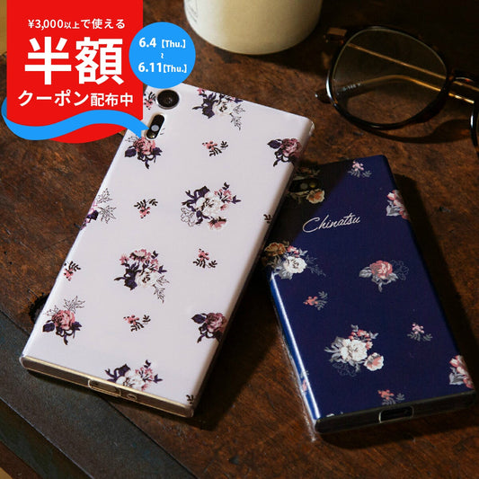 Xperia バラ花柄 TPUケース