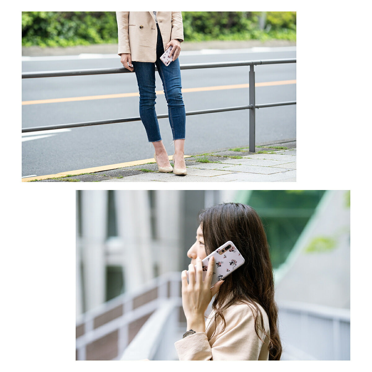 Xperia バラ花柄 TPUケース - 3